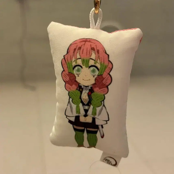 [BUNJANG] Demon Slayer Kanroji Mitsuri Cushion Keychain Plush Doll / 귀멸의 칼날 칸로지 미츠리 쿠션 키링 인형 키링