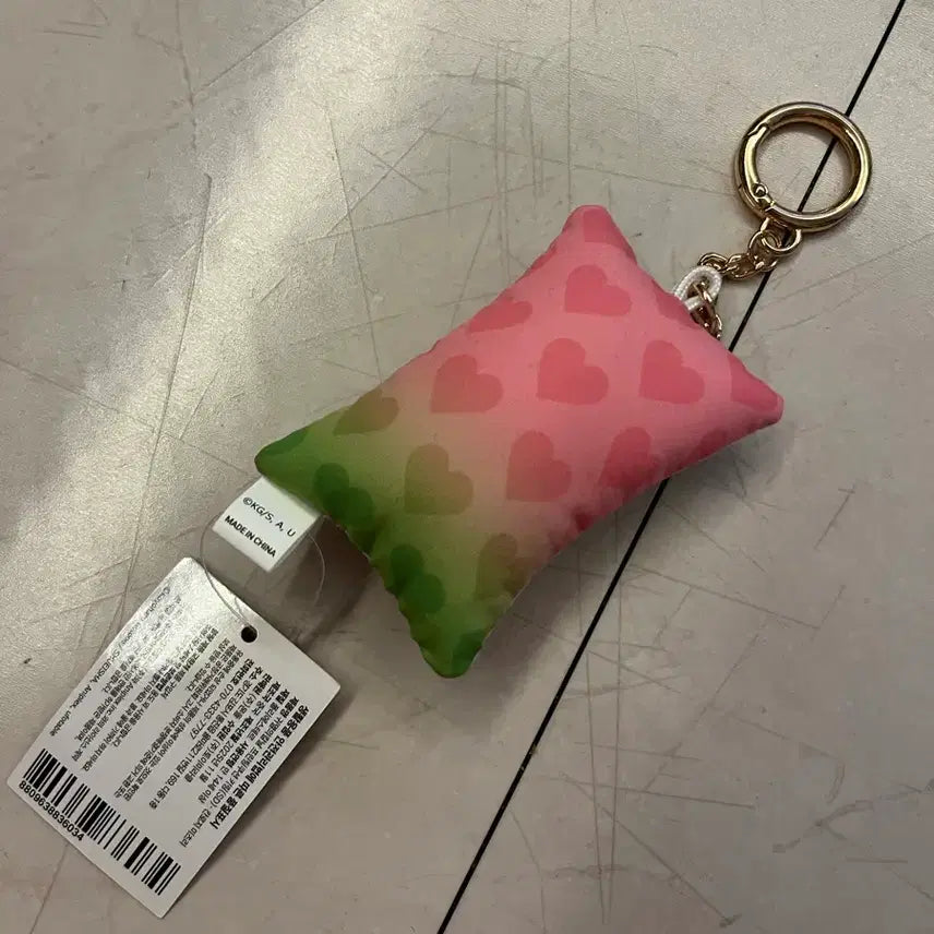 [BUNJANG] Demon Slayer Kanroji Mitsuri Cushion Keychain Plush Doll / 귀멸의 칼날 칸로지 미츠리 쿠션 키링 인형 키링