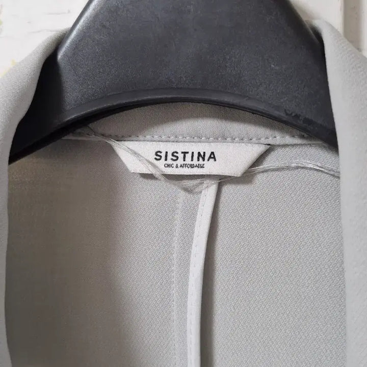 [BUNJANG] SISTINA Short Sleeve Double-Button Jacket Light Grey / 시스티나 반팔 더블버튼 자켓 라이트그레이