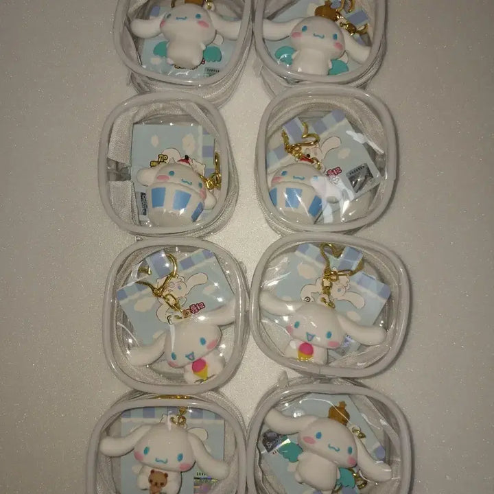 [BUNJANG] Cinnamoroll Figure Keychain Set / 시나모롤 피규어 키링 일괄시택포