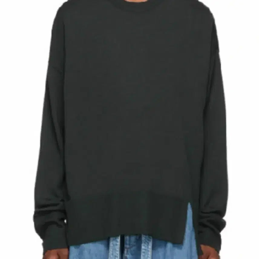 [BUNJANG] Woo Young Mi Dark Green Knit Sweater Size 48 / [48] 우영미 다크그린 니트