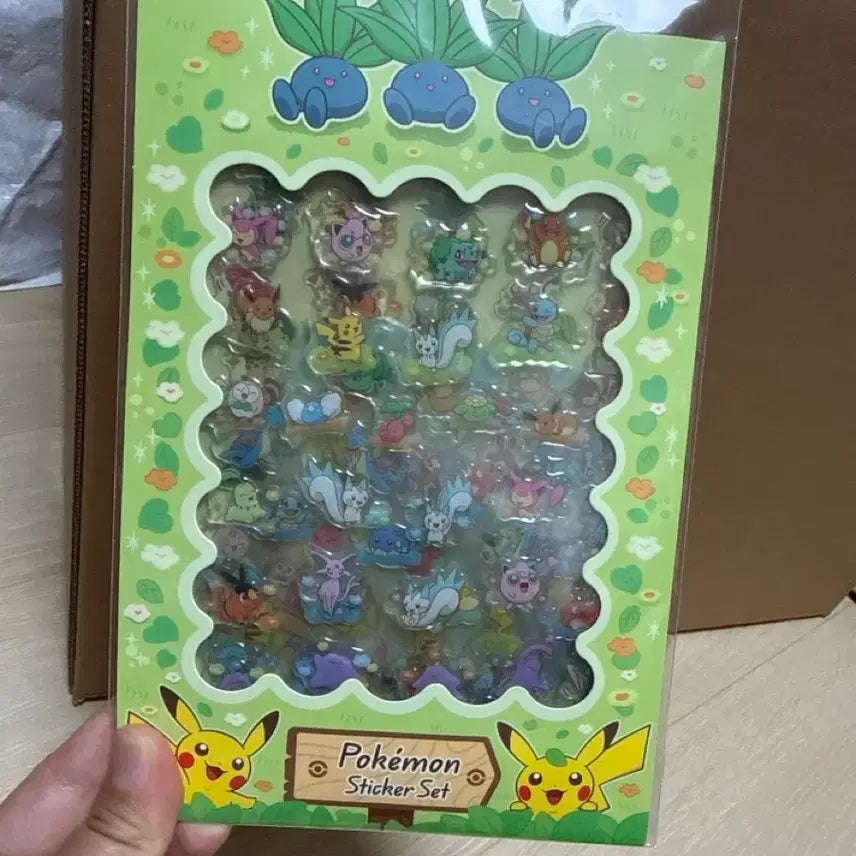 [BUNJANG] Pokemon Secret Forest Sticker Set / 포켓몬 시크릿포레스트 스티커세트