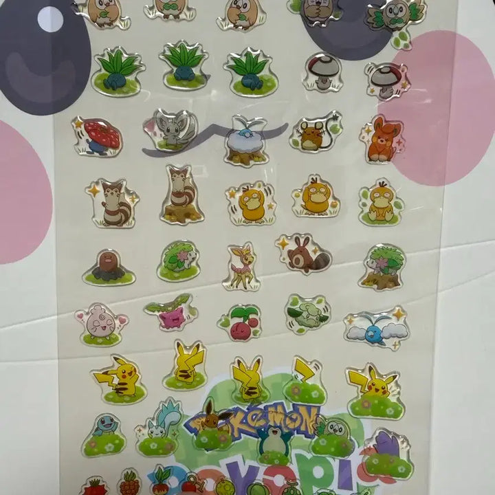 [BUNJANG] Pokemon Secret Forest Sticker Set / 포켓몬 시크릿포레스트 스티커세트