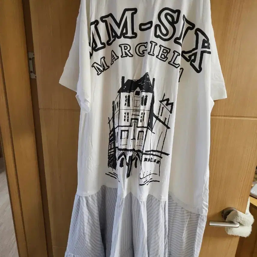 [BUNJANG] Maison Margiela AM-SIX Printed Long Dress / 마르지엘라 AM-SIX 프린팅 롱 원피스