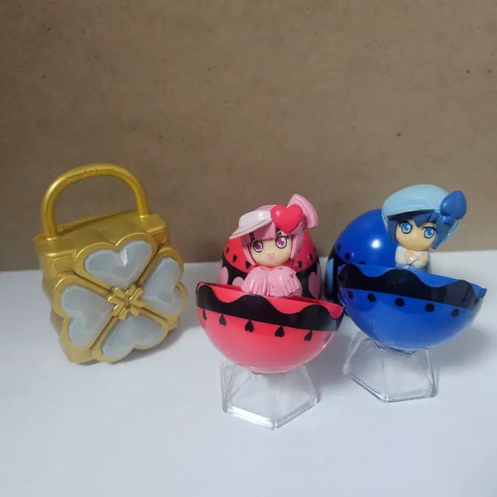 [BUNJANG] Shugo Chara! Classic Ran, Miki, Humpty Lock Figure Set / 캐릭캐릭체인지 고전 란,미키, 험프티록 (스우x)