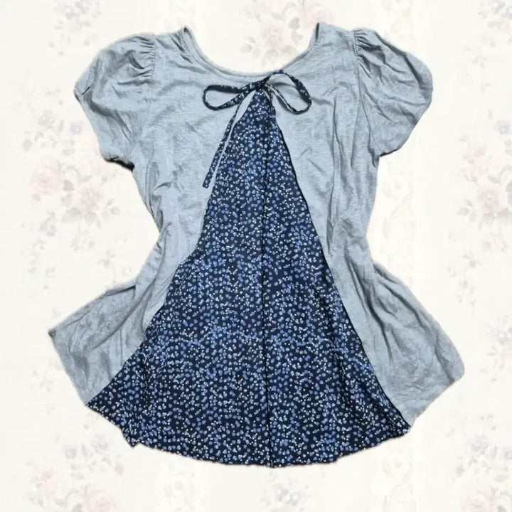 [BUNJANG] Burberry Blue Label Mori Girl Puff Sleeve Blouse / 버버리 블루라벨 모리걸 퍼프 블라우스