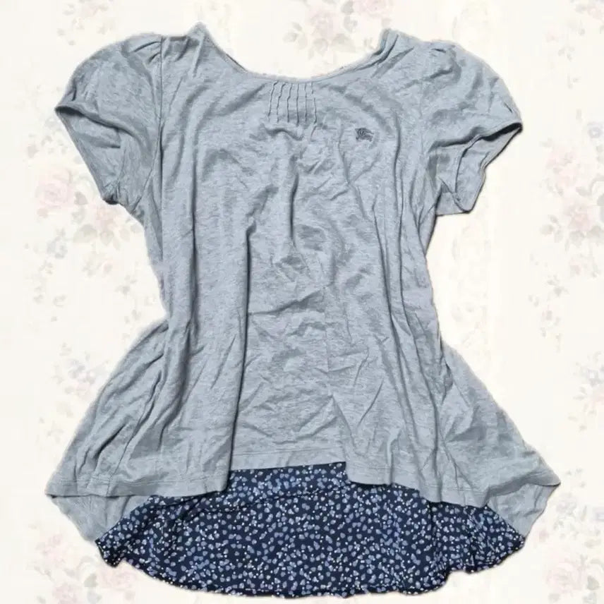 [BUNJANG] Burberry Blue Label Mori Girl Puff Sleeve Blouse / 버버리 블루라벨 모리걸 퍼프 블라우스