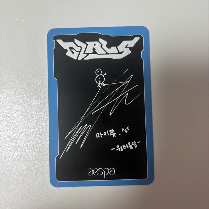 [BUNJANG] Aespa Winter Girls Photocard / 에스파 윈터 걸스 포카