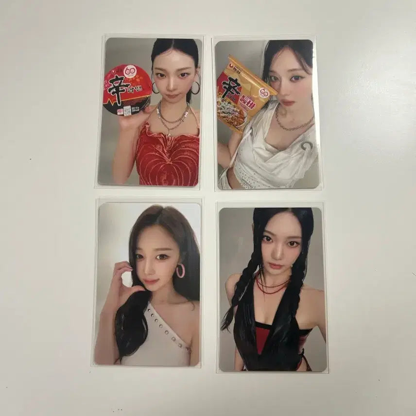 [BUNJANG] Aespa Shin Ramyun Photocard / 에스파 신라면 포토카드 판매