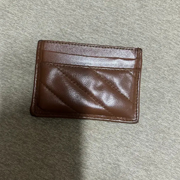 [BUNJANG] Gucci GG Marmont Card Holder Brown / 정품풀박)구찌 GG마몬트 카드지갑 브라운