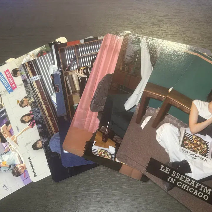 [BUNJANG] LE SSERAFIM Gurnet Collaboration Sticker Set + Photocard / 르세라핌 굽네 콜라보 띠부띠부실 + 포카