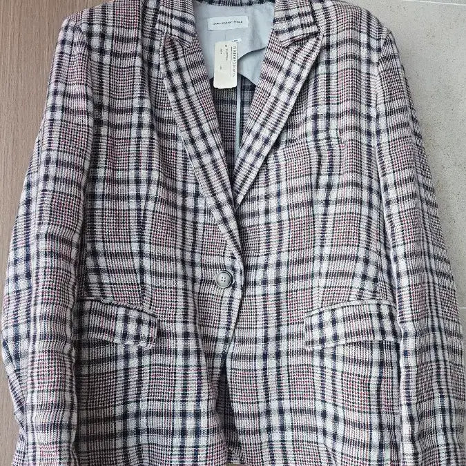 [BUNJANG] Isabel Marant Etoile Linen Check Pattern Blazer / 이자벨마랑 에뚜왈 린넨 체크 패턴 자켓