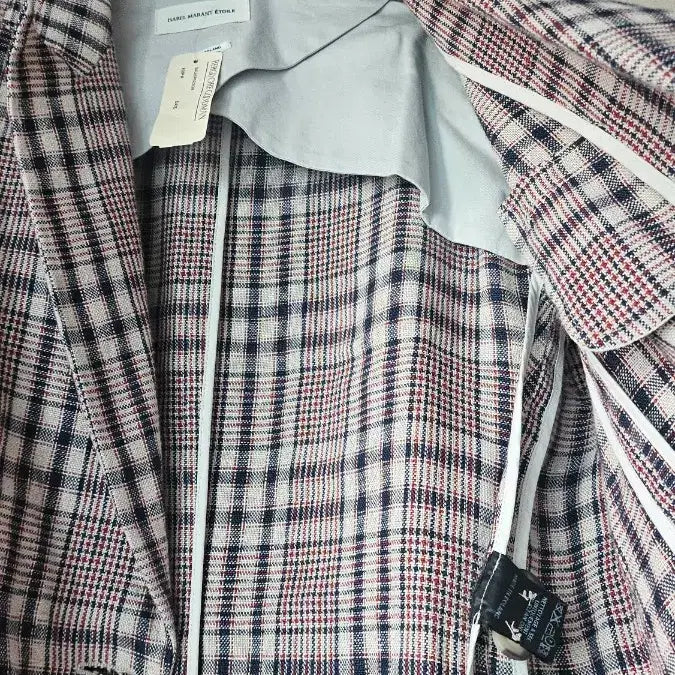 [BUNJANG] Isabel Marant Etoile Linen Check Pattern Blazer / 이자벨마랑 에뚜왈 린넨 체크 패턴 자켓