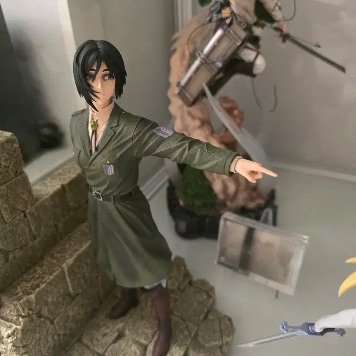 [BUNJANG] JC Attack on Titan Eren Yeager Finger Resin Figure / jc 피크 핑거 판매합니다