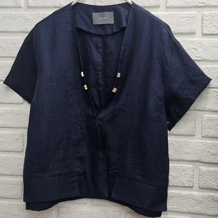 [BUNJANG] BY MIN Linen V-Neck Jacket / A4430  바이민 브이넥 린넨쟈켓(BY MIN)