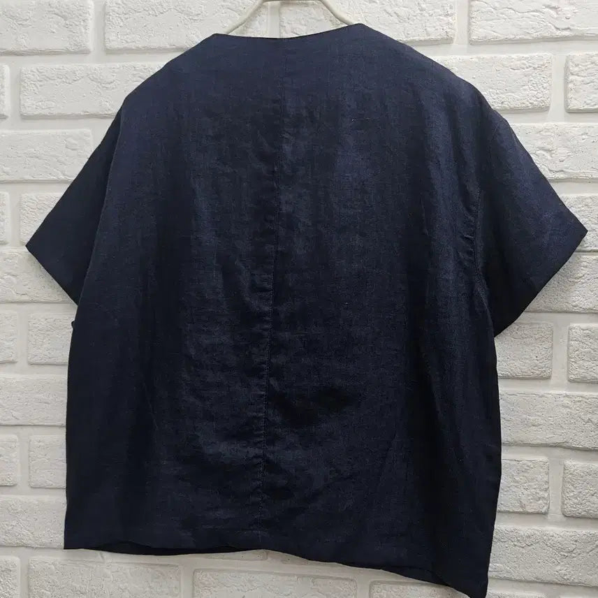 [BUNJANG] BY MIN Linen V-Neck Jacket / A4430  바이민 브이넥 린넨쟈켓(BY MIN)