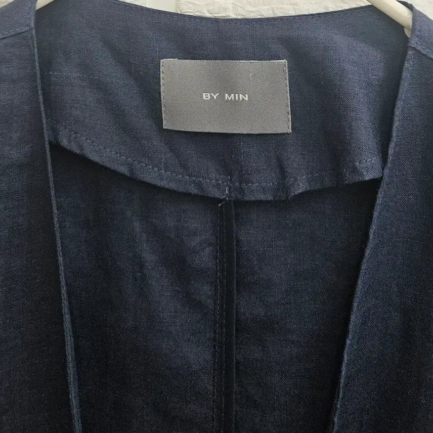 [BUNJANG] BY MIN Linen V-Neck Jacket / A4430  바이민 브이넥 린넨쟈켓(BY MIN)