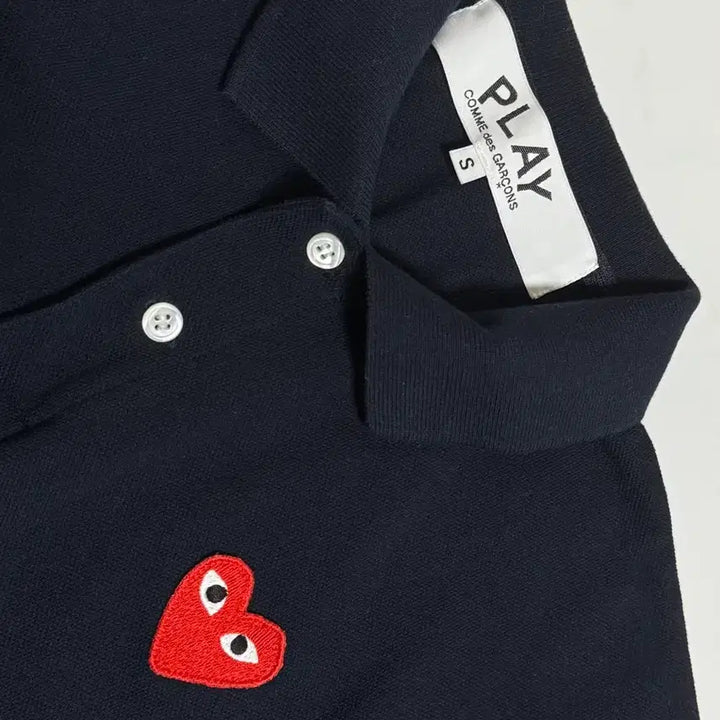 [BUNJANG] Comme des Garçons Polo T-Shirt Navy S / (새상품) 꼼데가르송 카라 반팔티 네이비 S 일본
