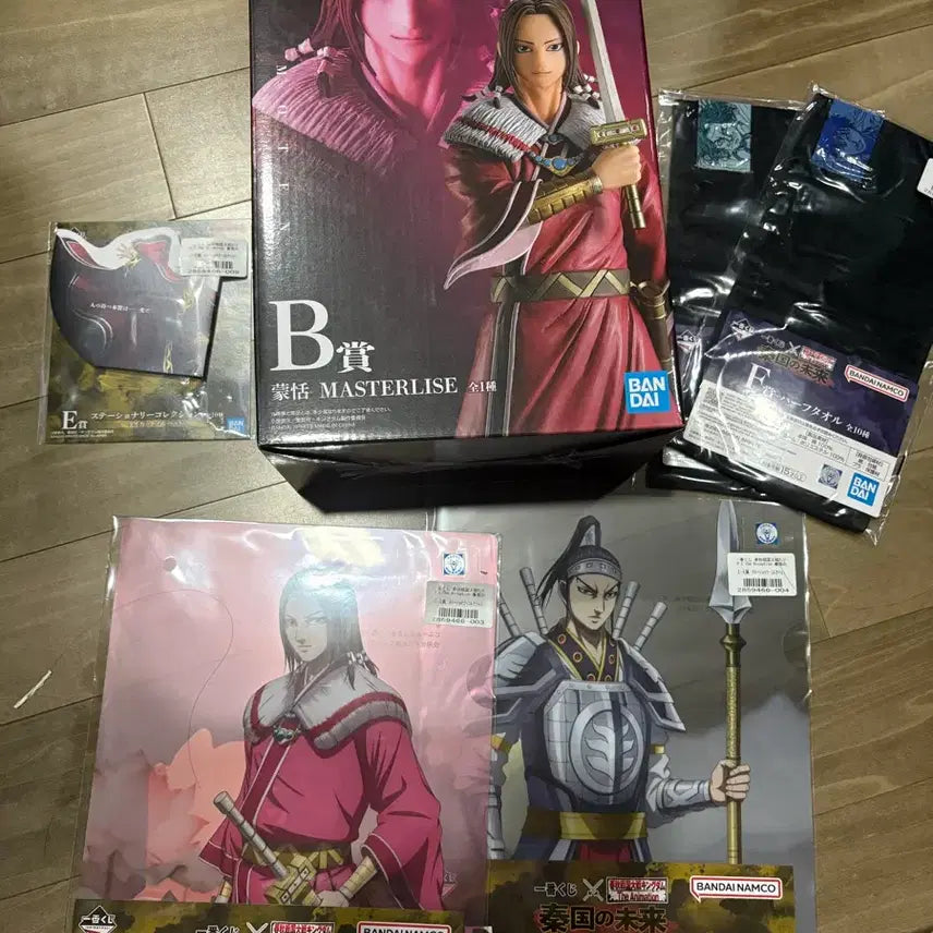 [BUNJANG] Kingdom Prizes Bundle Set (B, E, F) Mokuren Figure / 킹덤 제일복권 굿즈 일괄 B / E / F 상 몽염 피규어 판매
