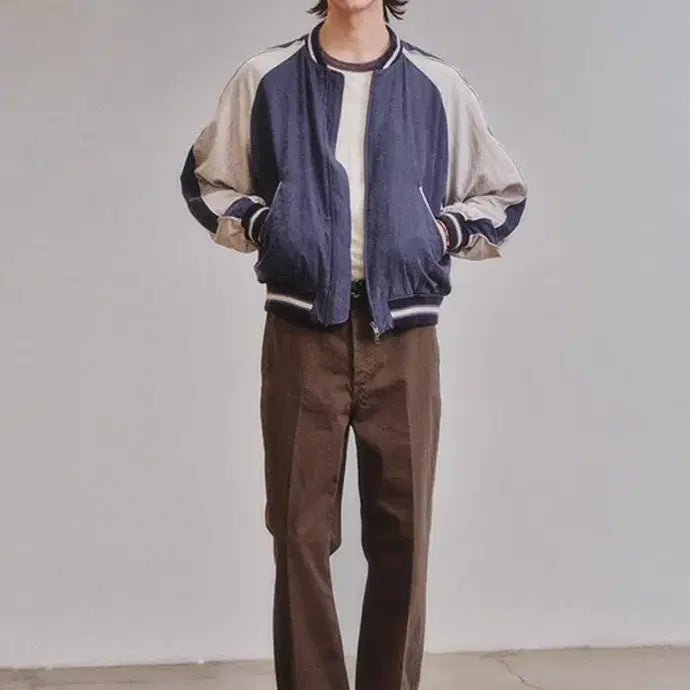 [BUNJANG] ART IF ACTS Souvenir Jacket Navy M / 아트이프액츠 수베니어 자켓 네이비(M)