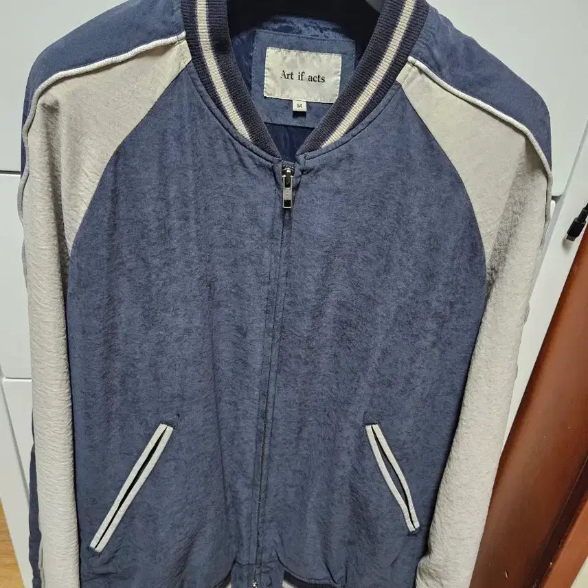 [BUNJANG] ART IF ACTS Souvenir Jacket Navy M / 아트이프액츠 수베니어 자켓 네이비(M)