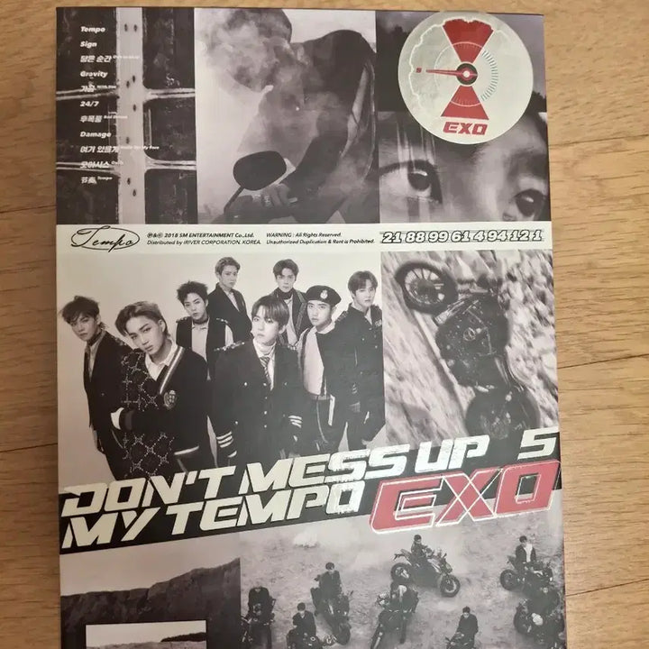 [BUNJANG] EXO 5th Album "Tempo" Bundle Set Photocard Postcard / 엑소 정규5집 템포 앨범 판매 포카 엽서 포함