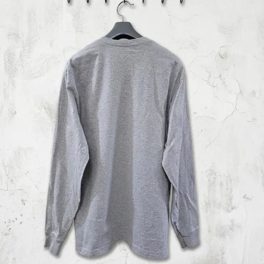 [BUNJANG] Carhartt Grey Pocket Long Sleeve T-Shirt - Medium / 칼하트 그레이 포켓 롱슬리브 M