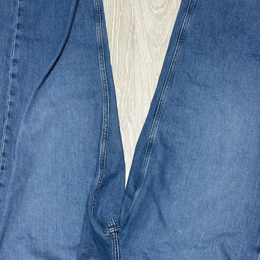 [BUNJANG] Uniqlo Wide Straight Jeans Blue 33 / 유니클로 와이드 스트레이트진 블루 33