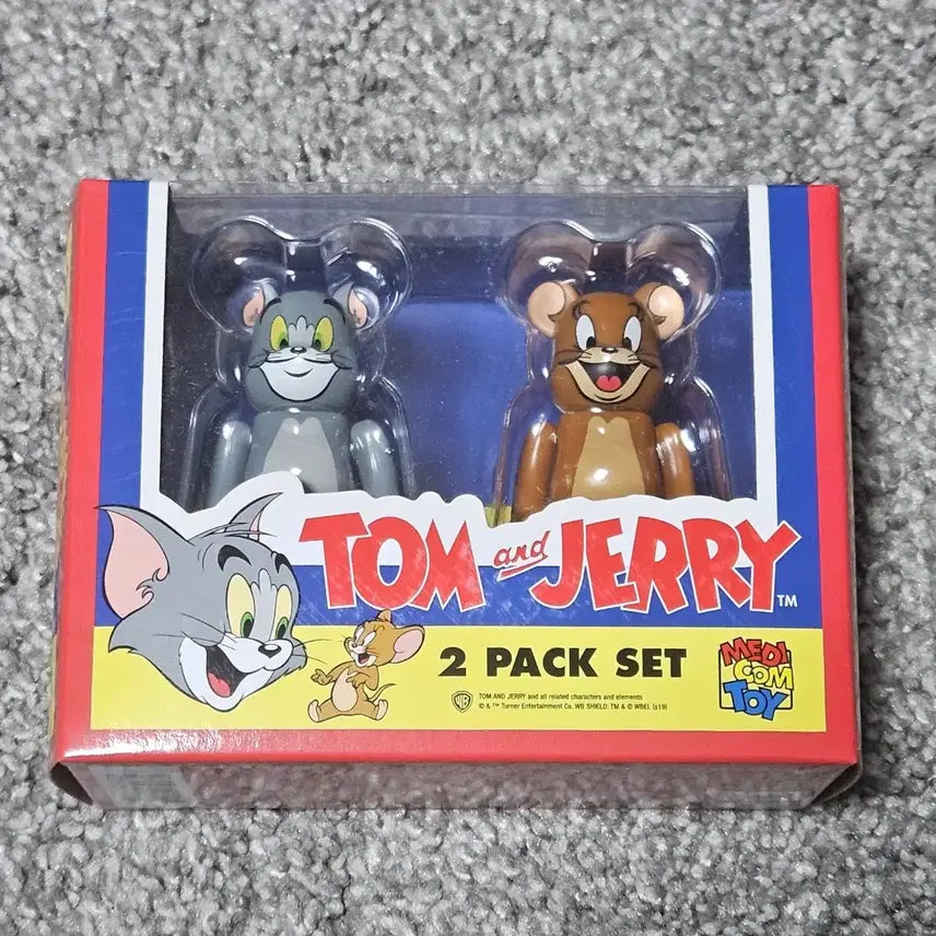 [BUNJANG] Medicom Toy Tom and Jerry Bearbrick 100% Set / 택포 8.5) 톰과제리 베어브릭 100% 세트