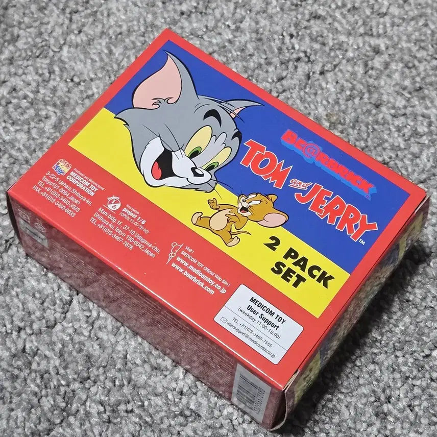[BUNJANG] Medicom Toy Tom and Jerry Bearbrick 100% Set / 택포 8.5) 톰과제리 베어브릭 100% 세트