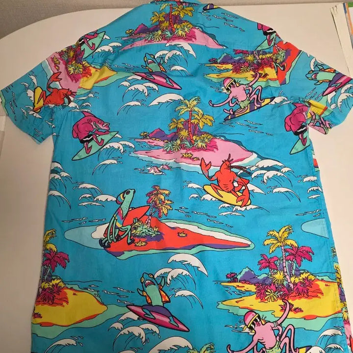 [BUNJANG] Love Moschino Hawaiian Short Sleeve Shirt / 러브모스키노 하와이안 반팔 셔츠