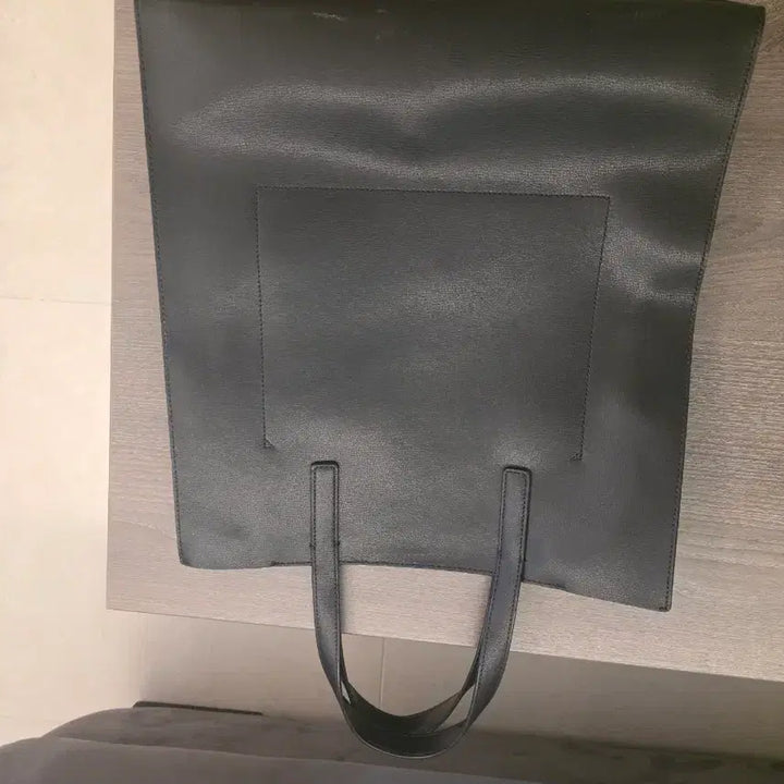 [BUNJANG] JILLSTUART Black Leather Tote Bag / 질스튜어트 블랙 레더 토트백