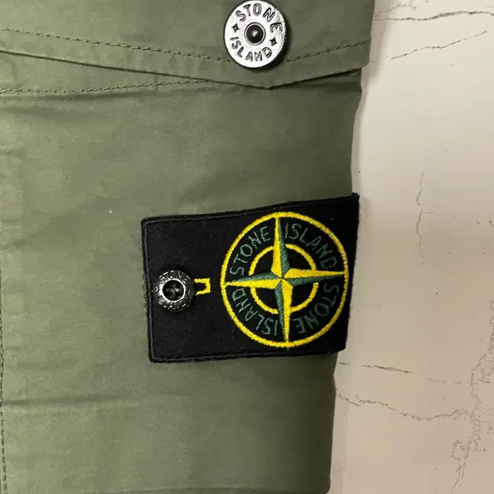 [BUNJANG] Stone Island Olive Cargo Pants / 스톤아일랜드 카고 바지 올리브