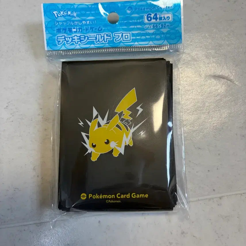 [BUNJANG] Pokemon Card Game Pikachu Sleeves Deck Shield / 포켓몬 카드 게임 피카츄 슬리브 새상품 덱실드