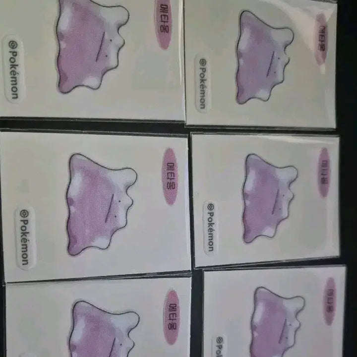 [BUNJANG] Pokemon Stickers (Bandal) Metamon Bundle Set / 포켓몬 띠부씰 신상 7마리 메타몽 일괄 판매