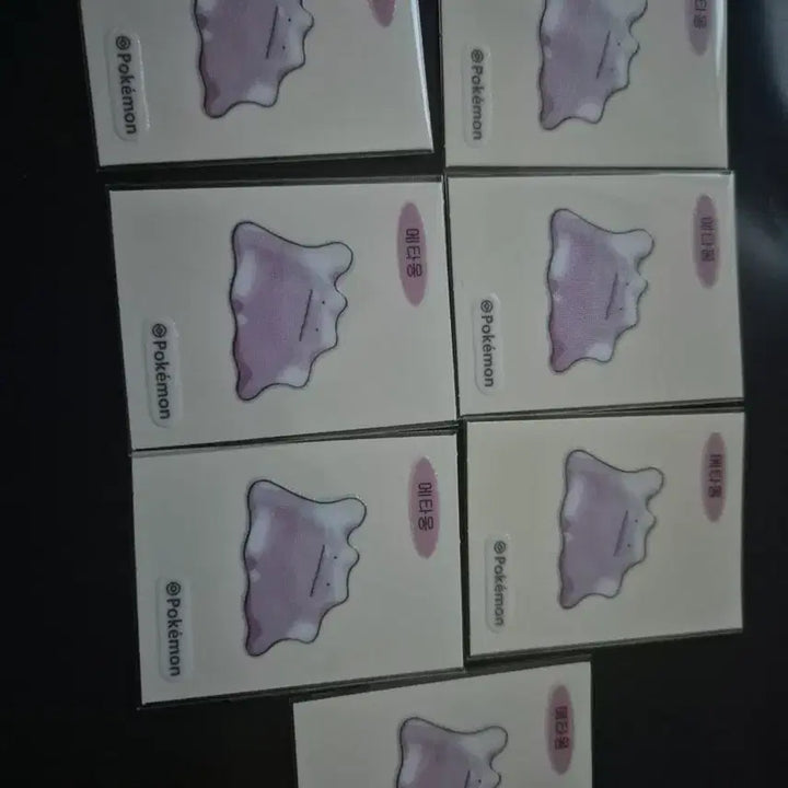 [BUNJANG] Pokemon Stickers (Bandal) Metamon Bundle Set / 포켓몬 띠부씰 신상 7마리 메타몽 일괄 판매