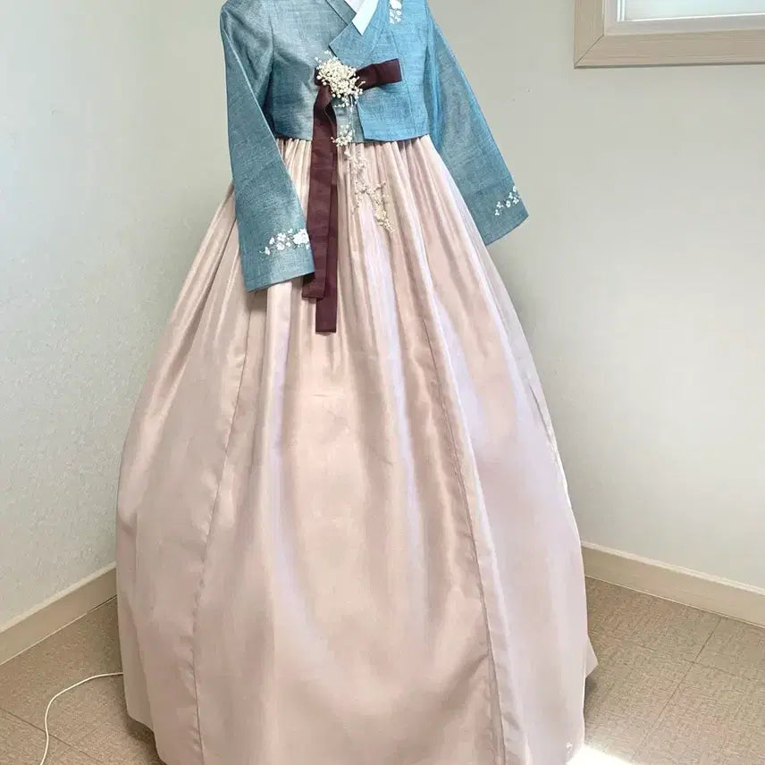 [SOLD OUT] 여성한복 66사이즈 갈래치마 키작은분