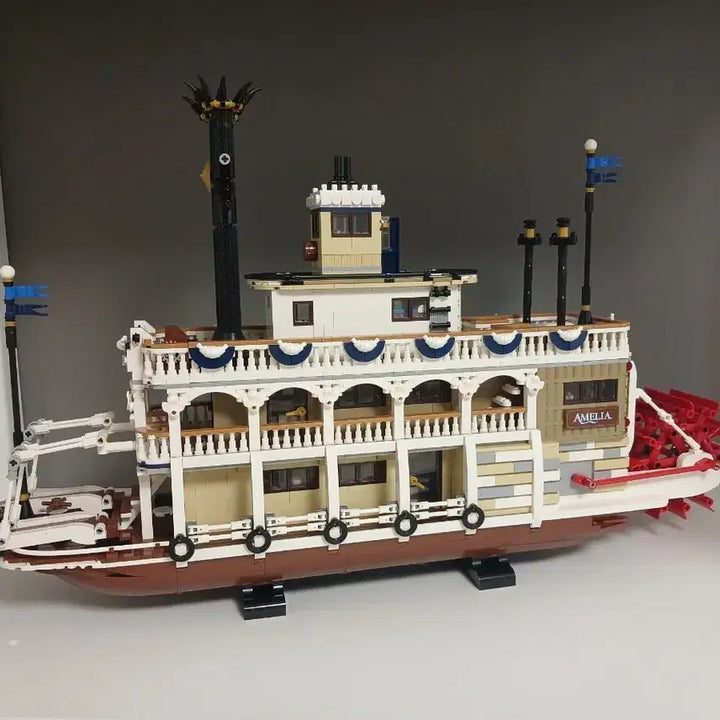 [BUNJANG] LEGO Ideas 21356 Mississippi Steamboat - Used / 레고 아이디어 21356 미시시피강 증기선 중고