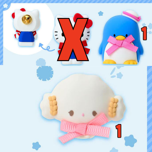 [BUNJANG] Sanrio Gacha Secret Pins CorgiMung TuxedoSam Miniature / 산리오 가챠 시크릿핀즈 코기뮹 턱시도샘 미니어처