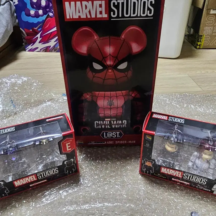 [BUNJANG] Happy Kuji x Marvel Spider-Man Be@rbrick Last One Edition / 해피쿠지 베어브릭 마블 스파이더맨 라스트 원