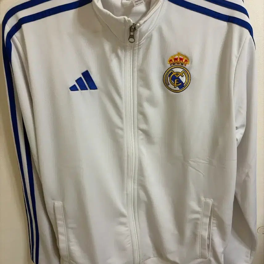 [BUNJANG] Adidas Real Madrid DNA Track Top White / 아디다스 레알마드리드 DNA 트랙탑 화이트