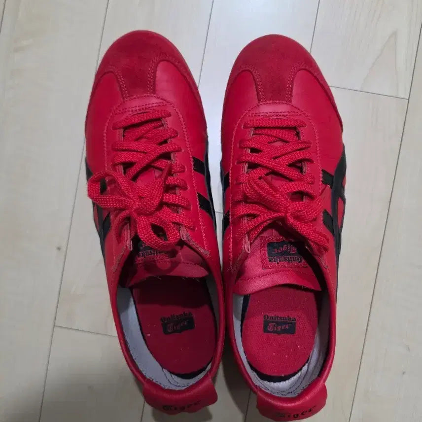 [BUNJANG] Onitsuka Tiger Mexico 66 Sneakers (Red/Black) / 오니츠카타이거 멕시코66 레드 블랙 스니커즈