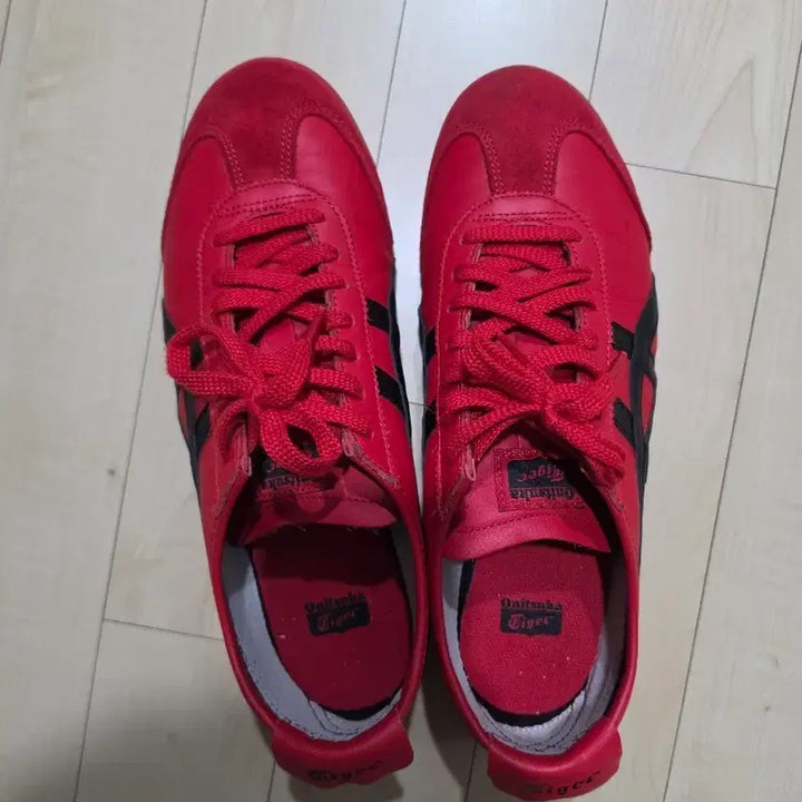 [BUNJANG] Onitsuka Tiger Mexico 66 Sneakers (Red/Black) / 오니츠카타이거 멕시코66 레드 블랙 스니커즈