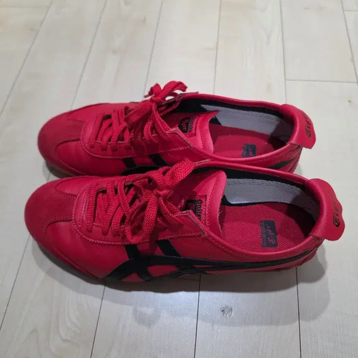 [BUNJANG] Onitsuka Tiger Mexico 66 Sneakers (Red/Black) / 오니츠카타이거 멕시코66 레드 블랙 스니커즈
