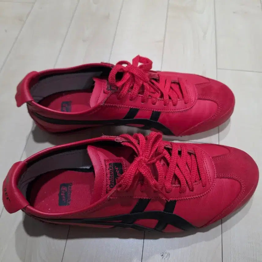 [BUNJANG] Onitsuka Tiger Mexico 66 Sneakers (Red/Black) / 오니츠카타이거 멕시코66 레드 블랙 스니커즈
