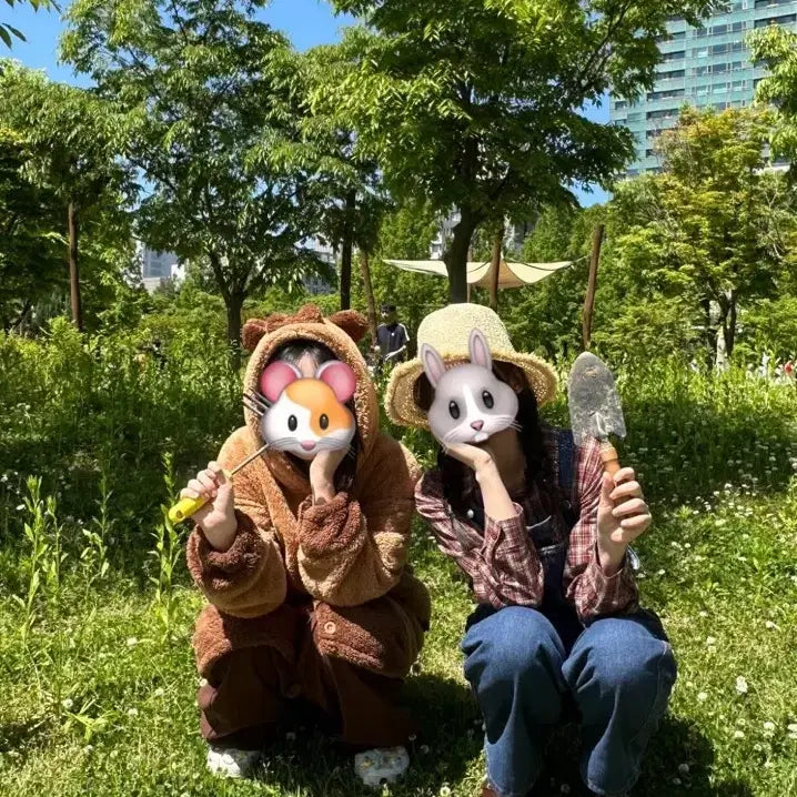 [BUNJANG] Farmer Concept Graduation Photo Costume Set Rental / 졸업사진 농부 컨셉