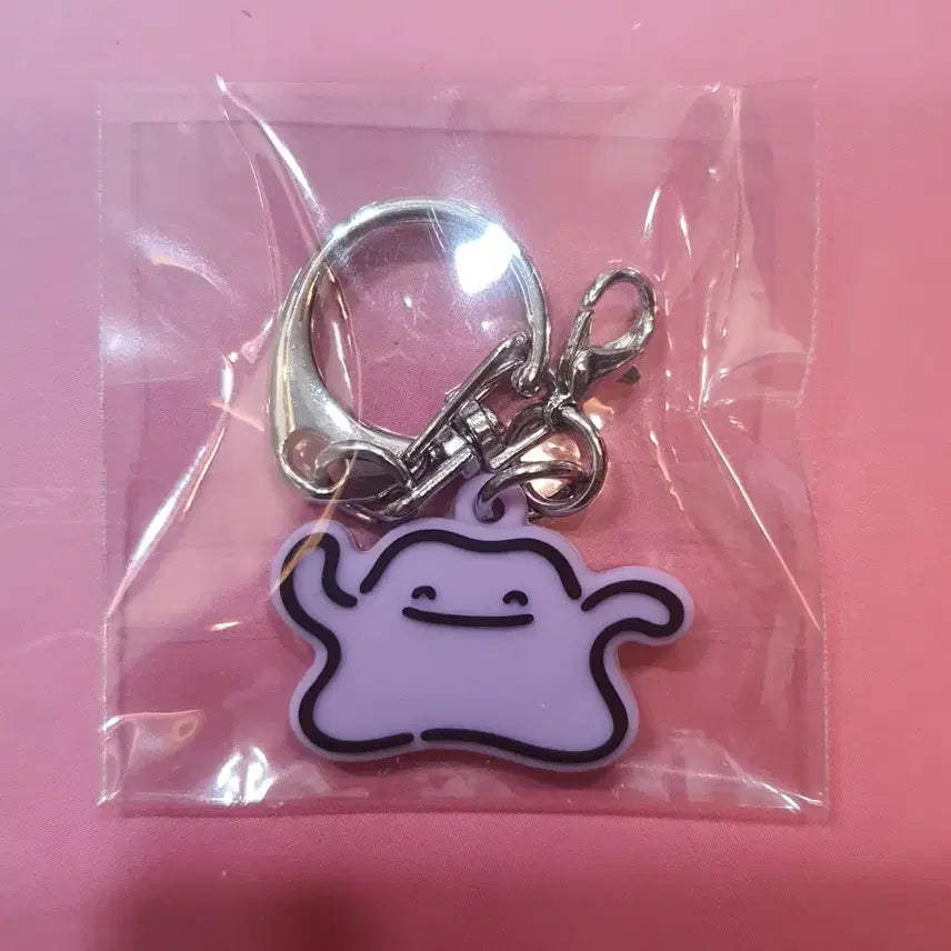 [BUNJANG] Colorgram Pokemon Collaboration Ditto Charm Keychain (Sealed) / 컬러그램 포켓몬 콜라보 메타몽 참 키링 미개봉