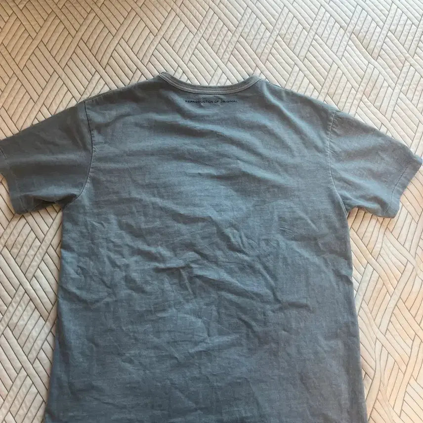 [BUNJANG] Behave Dye T-Shirt Blue / 비헤비어 티셔츠 다이드 블루