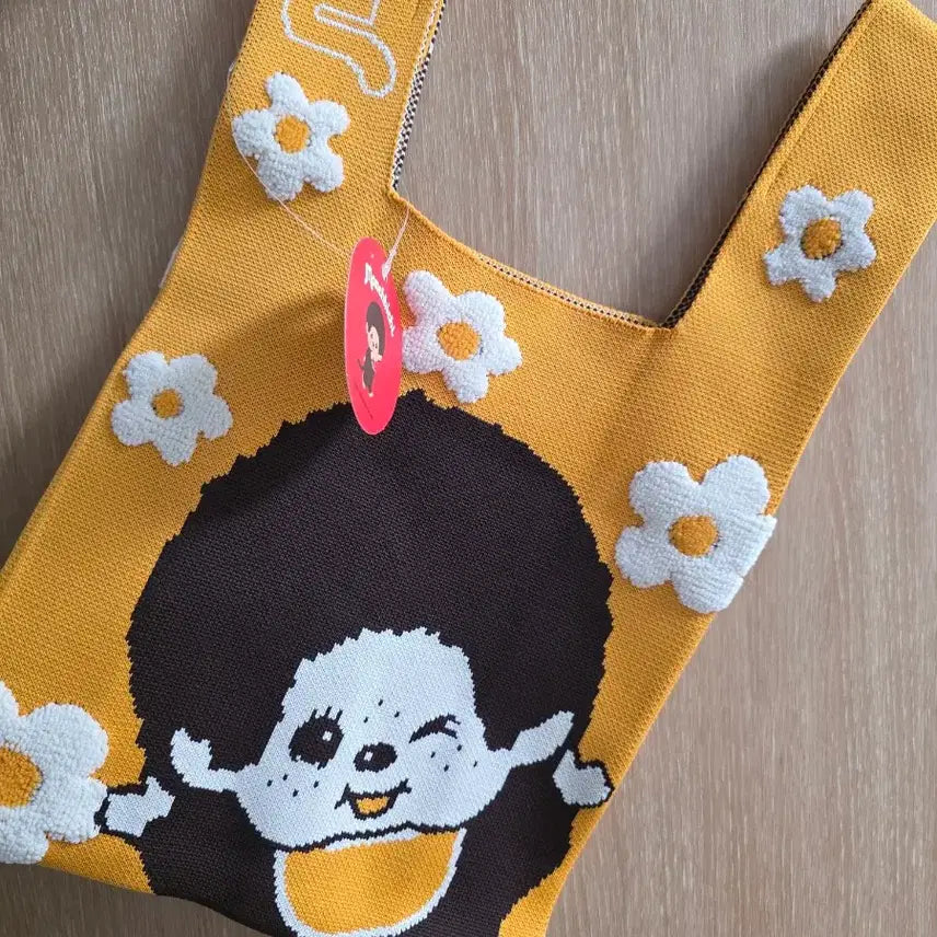 [BUNJANG] Monchhichi Knitted Bag / 몬치치 가방