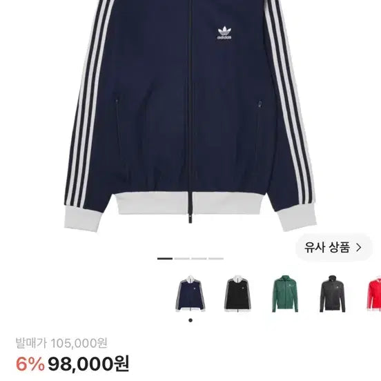 [BUNJANG] Adidas Classic Beckenbauer Track Top Jersey Navy L / 아디다스 져지 네이비 L